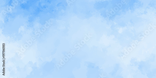 Beautiful blue sky background featuring fluffy white clouds in a bright natural summer atmosphere for a clear day cloudscape