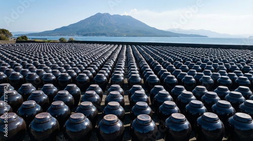 Black vinegar jars