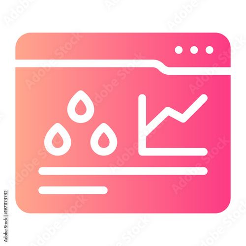 graph gradient icon