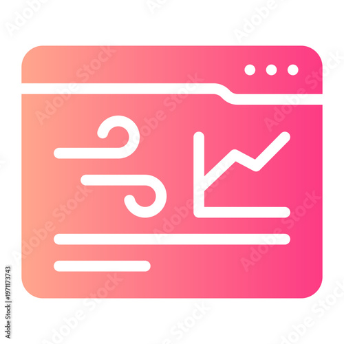 graph gradient icon