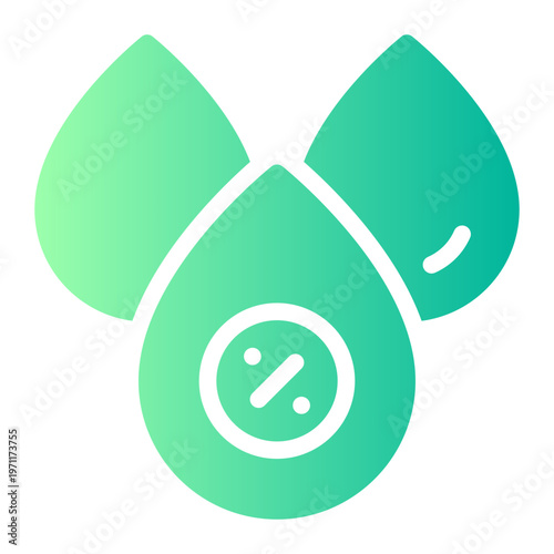 humidity gradient icon