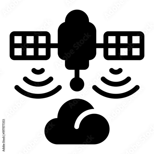 weather accessory glyph icon