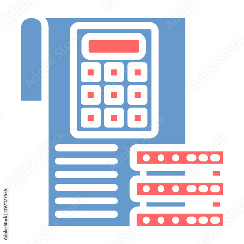 Calculate Data Vector Icon