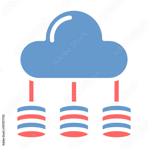 Cloud Computing Vector Icon
