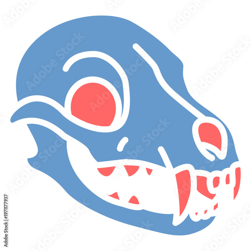 Animal Skull Vector Icon
