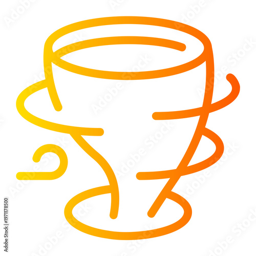 typhoon gradient icon
