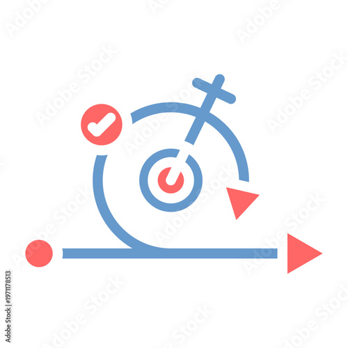 Sprint Goal Vector Icon