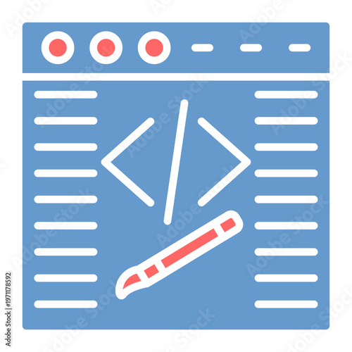 Clean Code Vector Icon