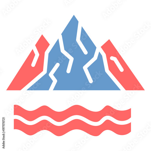 Glaciers Vector Icon