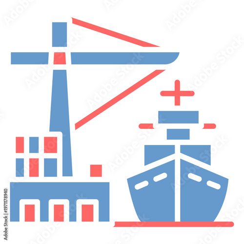 Port Of Call Vector Icon