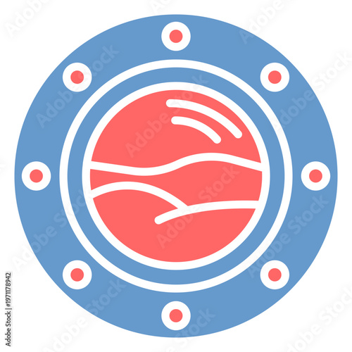 Porthole Vector Icon