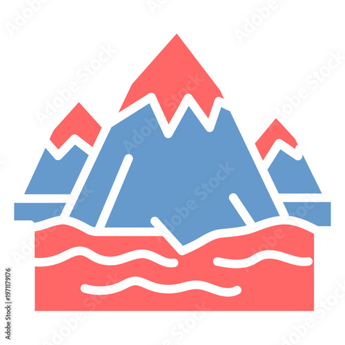 Ice Caps Vector Icon