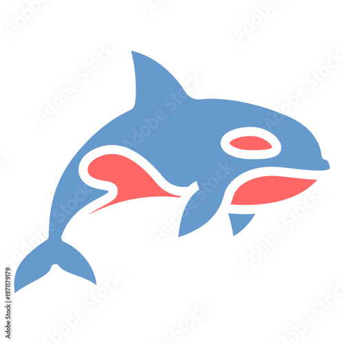 Killer Whale Vector Icon