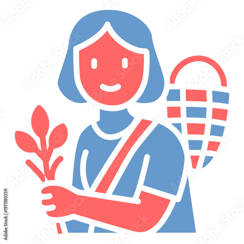 Gatherer Female Vector Icon