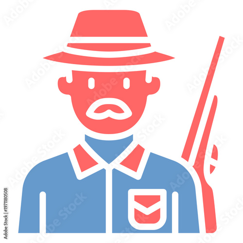 Hunter Male Vector Icon