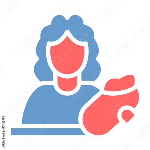 Babysitting Service Vector Icon