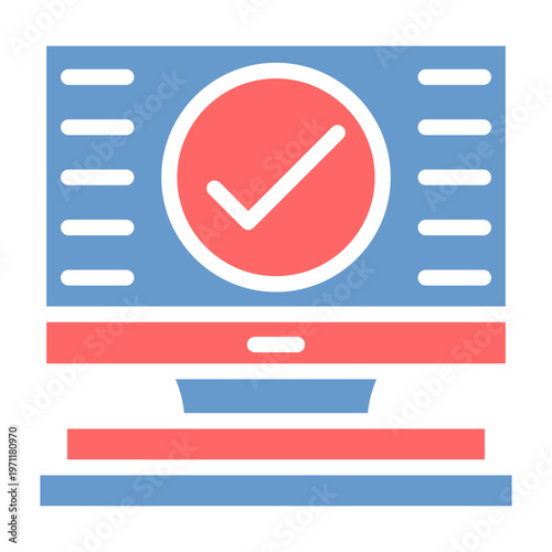Digital Check-in Vector Icon
