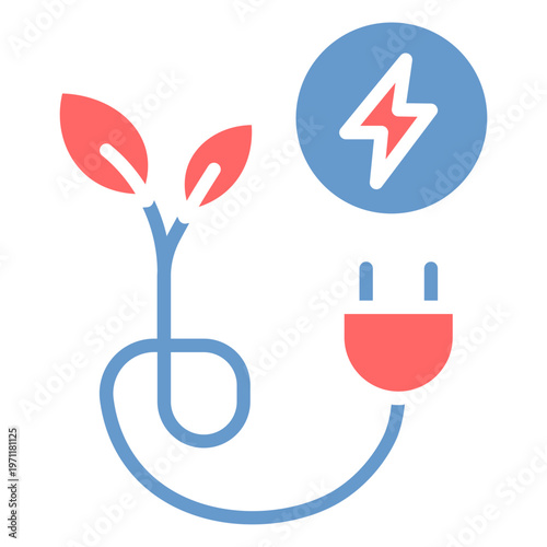 Bioenergy Vector Icon