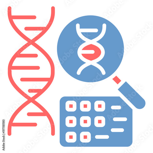 Bioinformatics Vector Icon