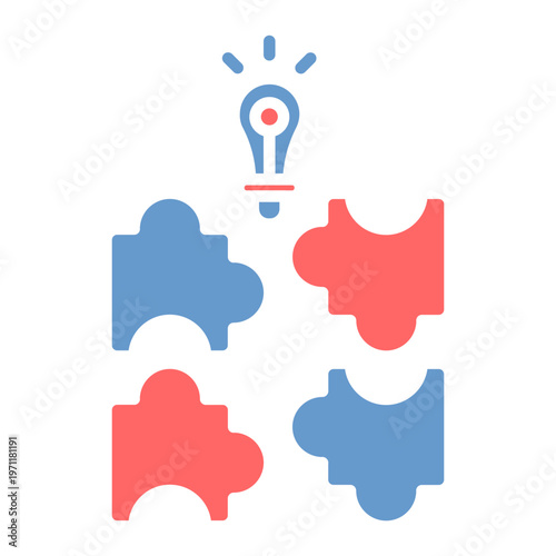 Creative Puzzle Vector Icon