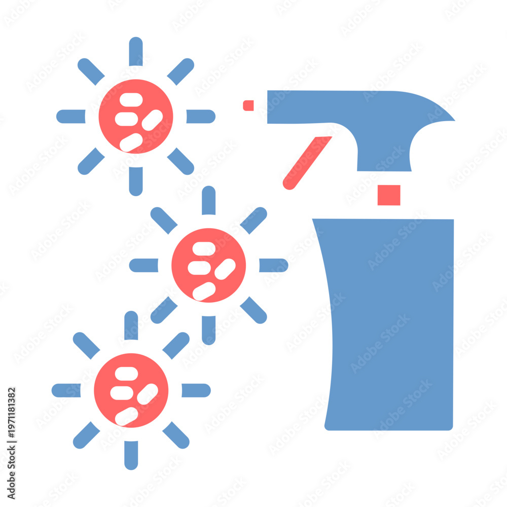 Obraz premium Disinfectant Spray Vector Icon