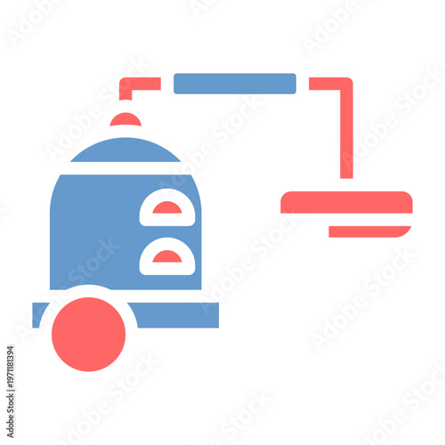 Steam Cleaner Vector Icon