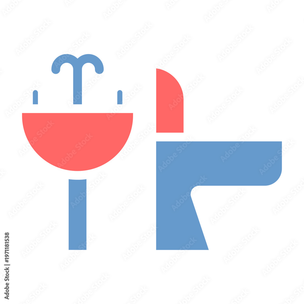 Fototapeta premium Bathroom Cleaner Vector Icon