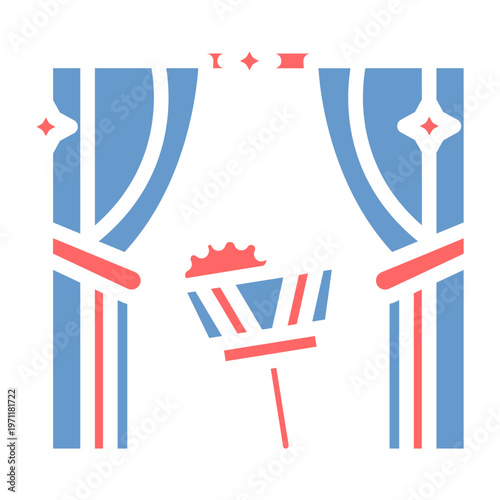 Curtain Cleaner Vector Icon