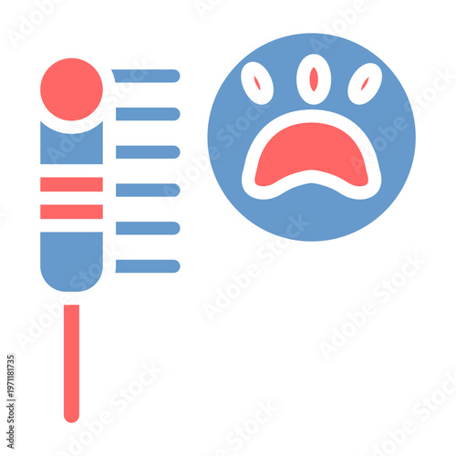 Pet Hair Remover Vector Icon
