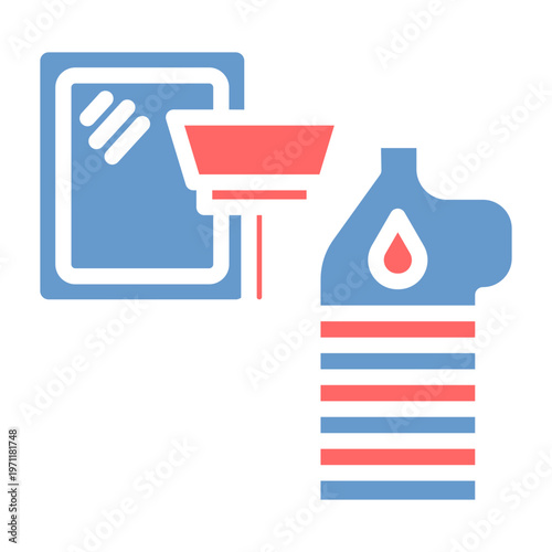 Tile Cleaner Vector Icon