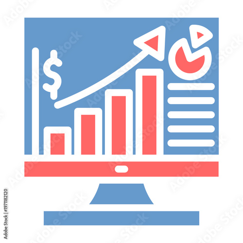 Marketing Dashboard Vector Icon