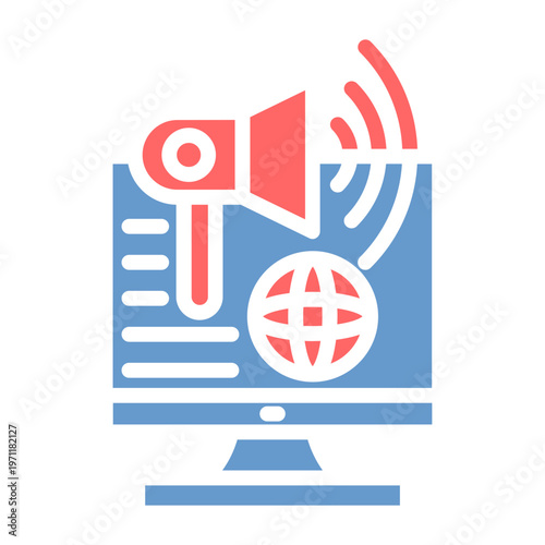 Marketing Attribution Vector Icon