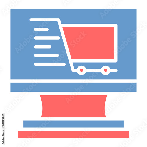 Online Shopping Vector Icon