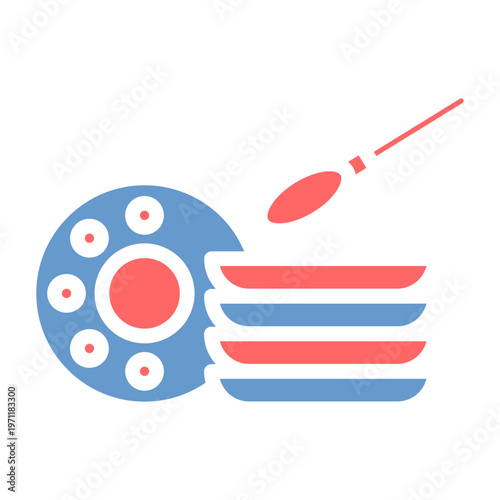 Party Plates Vector Icon