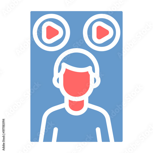 Movie Poster Vector Icon