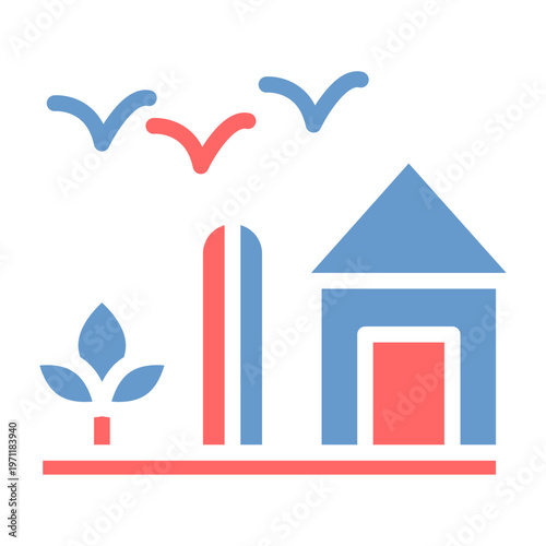 Render Farm Vector Icon