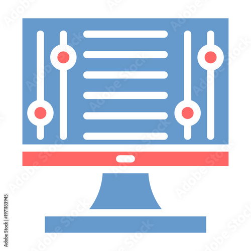 Sound Mixer Vector Icon