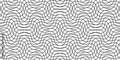 Waves line set. Wave ornament pattern. Set of wavy zigzag lines. Wave thin line background. vector