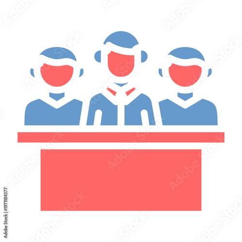 Board Meeting Vector Icon