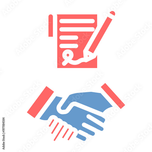 Contract Signing Vector Icon