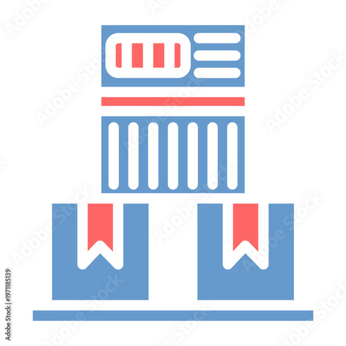 Shipping Label Vector Icon