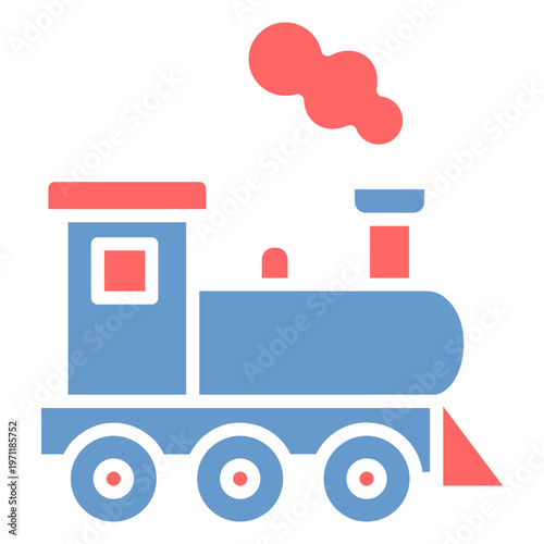 Steam Train Vector Icon