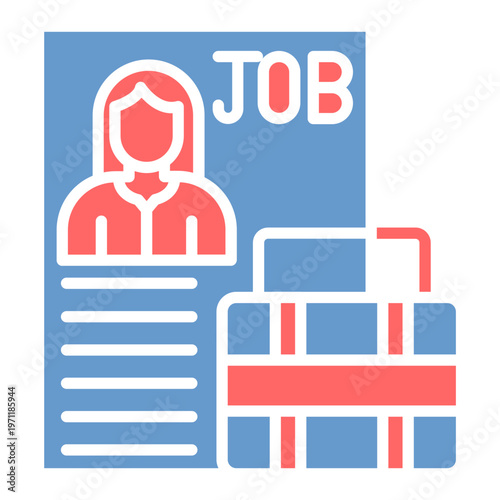 Job Title Vector Icon