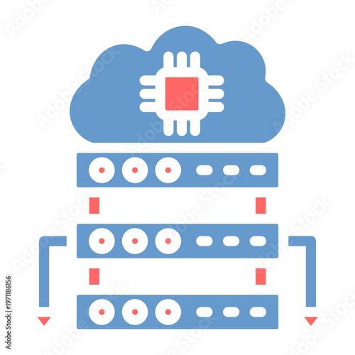 Edge Server Vector Icon