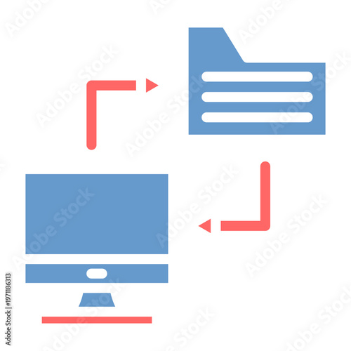 Restore Backup Vector Icon