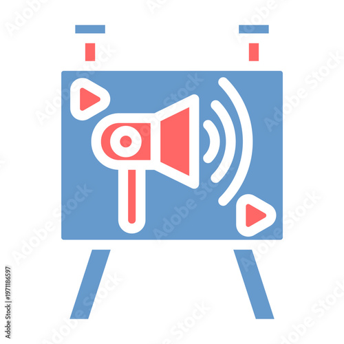 Digital Signage Vector Icon