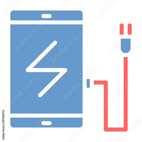 Mobile Charging Vector Icon