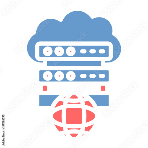 Shared Hosting Vector Icon