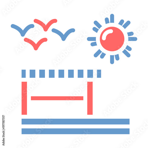Boardwalk Vector Icon