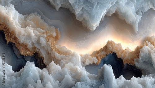 Abstract design mimicking stone textures, featuring a marble pattern